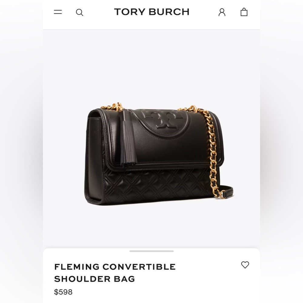 SOLD! Tory Burch Fleming Handbag